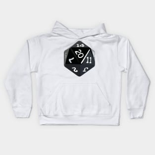 Nerdy D20 role game Kids Hoodie